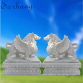 Hand carved life size stone animal statue marble pixiu sculpture